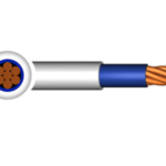 25MM Single PVC Blue LSF Cable