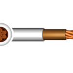 25MM Single PVC Brown LSF Cable