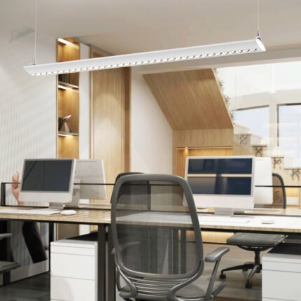 Colour Temperature Selectable 3000K/4000K/5700K 4ft 50W and 5ft 60W Models Available DALI Dimmable as Standard UGR