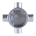 Manufactured from malleable iron Hot dipped galvanised after manufacture and meets the most demanding Class 4 corrosion protection standard Internal depth 25mm Tapped M4 hole for earth terminal in base