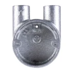 Manufactured from malleable iron Hot dipped galvanised after manufacture and meets the most demanding Class 4 corrosion protection standard Internal depth 28mm Tapped M4 hole for earth terminal in base