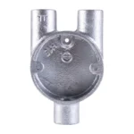 Manufactured from malleable iron Hot dipped galvanised after manufacture and meets the most demanding Class 4 corrosion protection standard Internal depth 25mm Tapped M4 hole for earth terminal in base