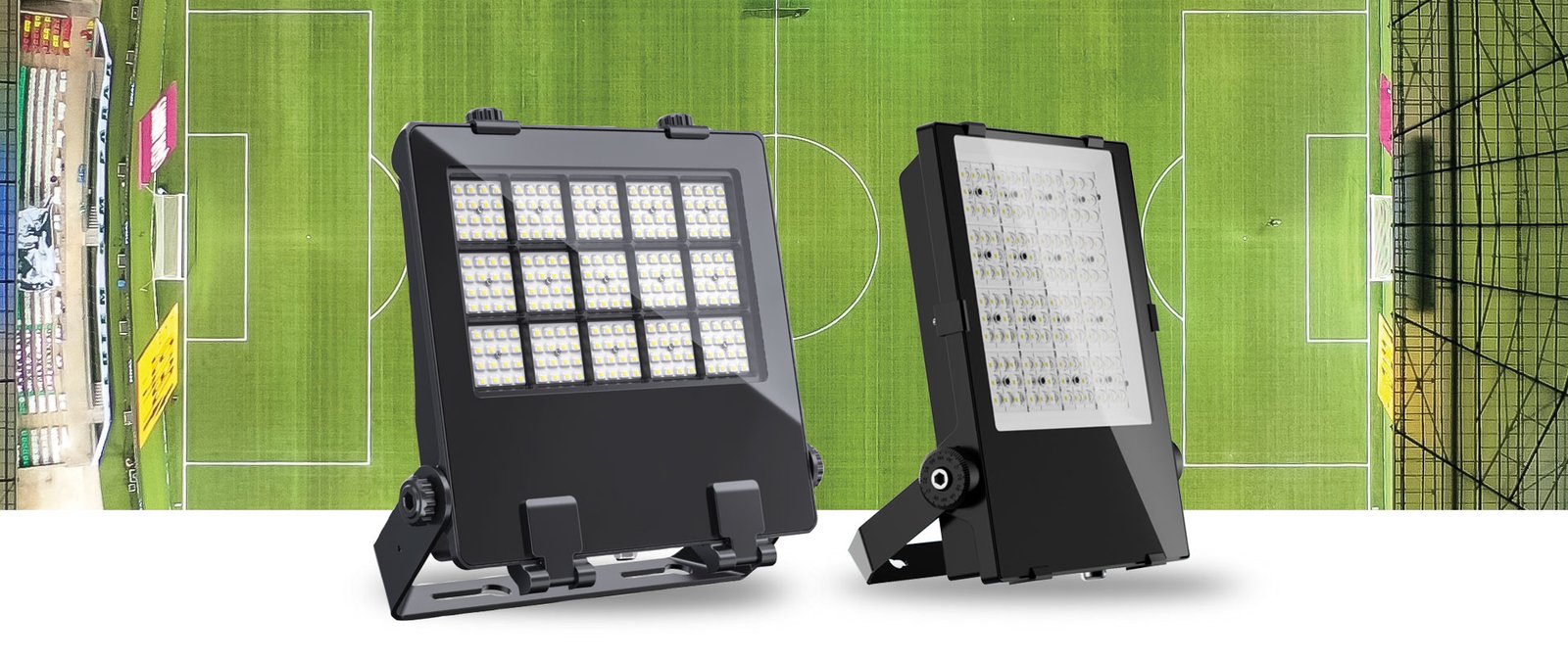 Navigator-2025-Sports-Flood-Banner Prelux Navigator IP66 LED Floodlights The Navigator LED floodlight range produces a highly efficient 170Lm/W and comes with surge protection as standard. With its waterproof IP66 body protection rating, this durable fitting is an ideal choice for illuminating sports facilities and public parklands. • IP66 Protection Rating • Up to 170Lm/W • Surge Protection • 5 Year Warranty