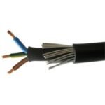 3 Core 4.0mm SWA Cable (Blue, Brown, Green/Yellow) Price Per Metre